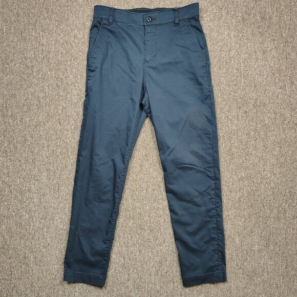 NIKE Dri-FIT UV Chino Pants Men’s 28x30 Blue Slim Golf Cotton Blend Stretch - Picture 1 of 8
